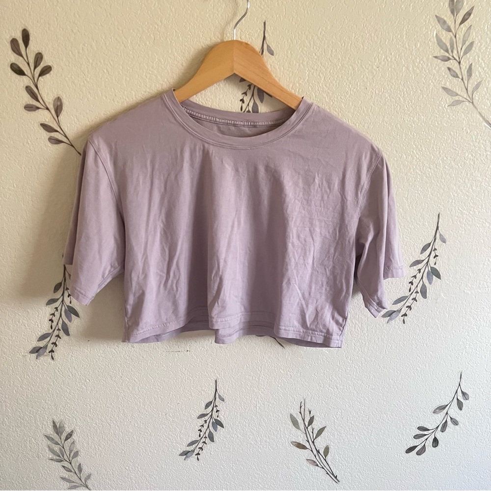 CRZ YOGA Women's Pima Cotton Workout Crop Tops